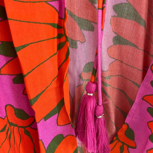 Farm Rio Copacabana pink kimono coverup XS NWT - Picture 7 of 10